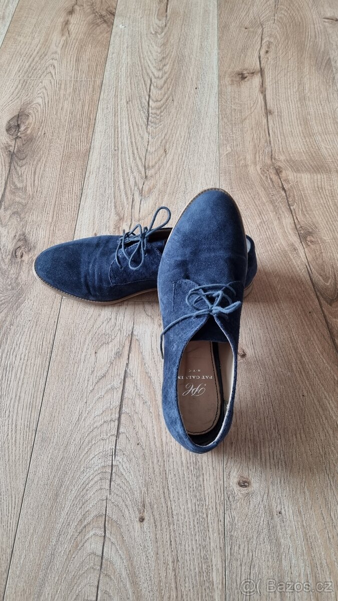 Kožené polobotky, vel. 38, zn. Pat Calvin