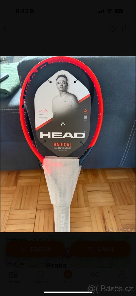 Radical TEAM L 2023 tenisová raketa Grip1