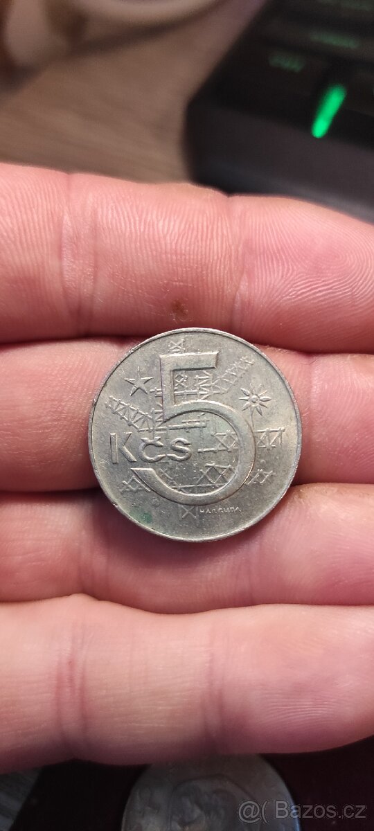 5 korun 1981 Lesk