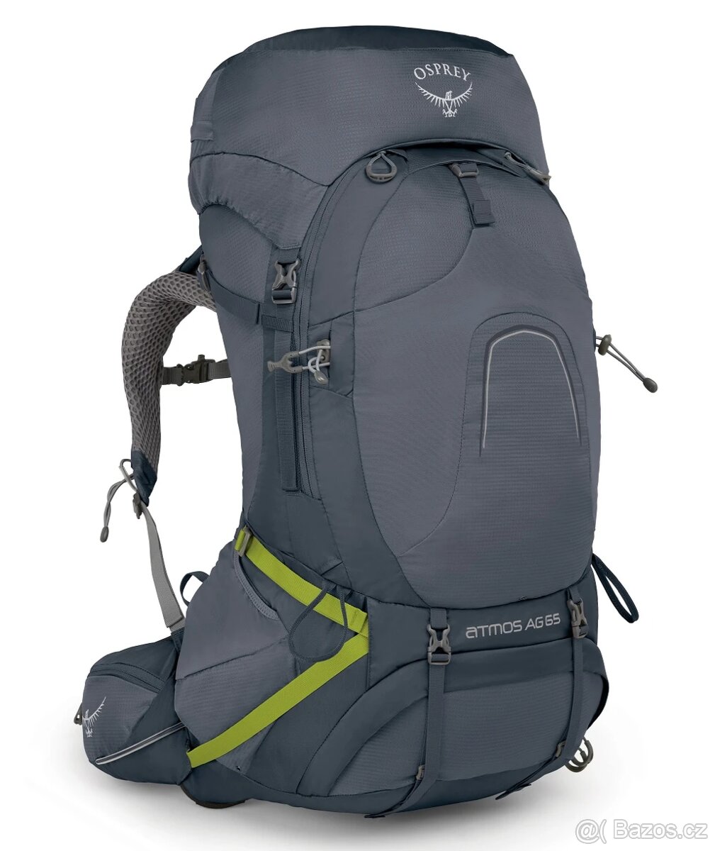 Prodám batoh Osprey Atmos AG 65 II. Abbys Grey, velikost M