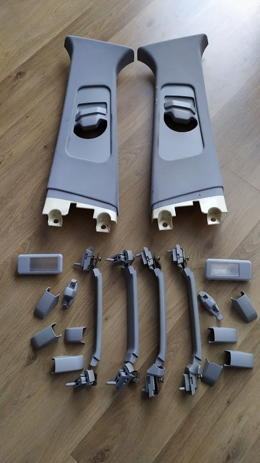 Kryty sloupků + madla a světýlka Bmw 3 E46