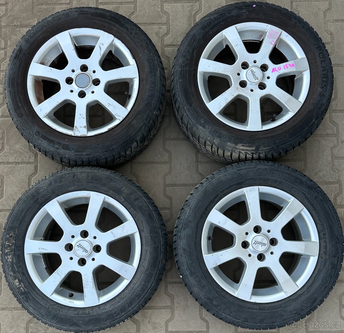 Prodám ALU kola Fiat č. 1540