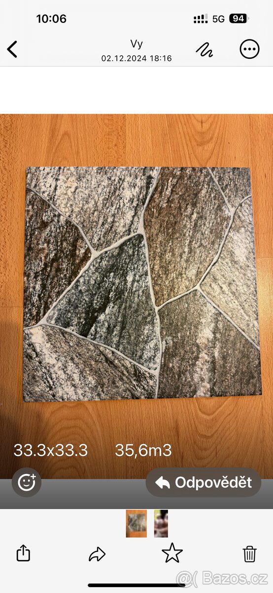 Dlažba 33,3x33,3