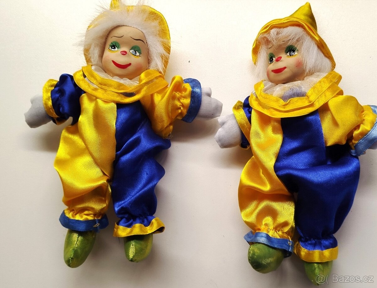 Figurky klaunů, 2 ks, nové