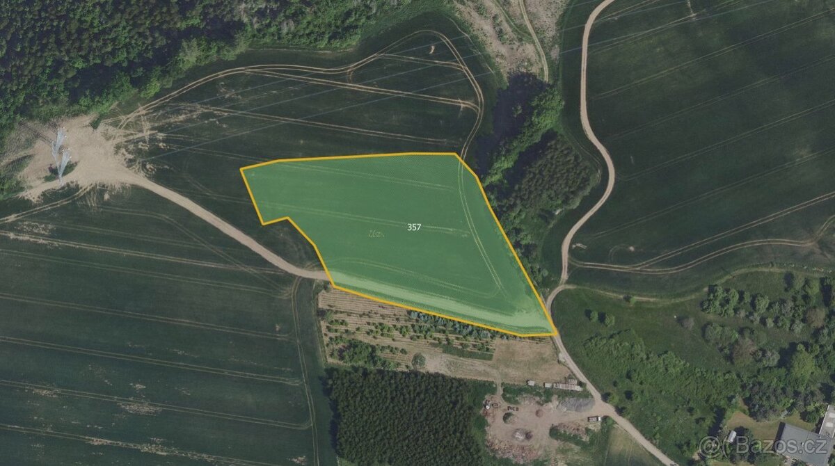 Zemědělská půda, prodej, Pyšely, Benešov