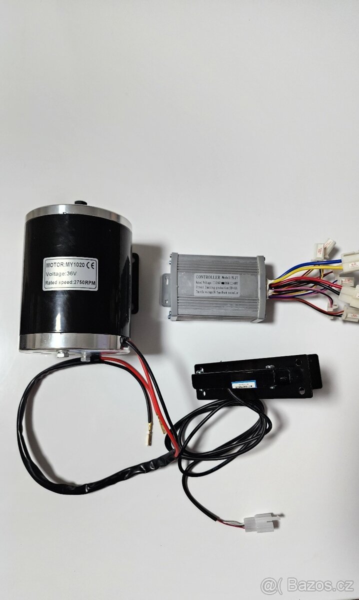 ✅ 36V 1000W elektromotor MY1020 + řídicí jednotka + páčka