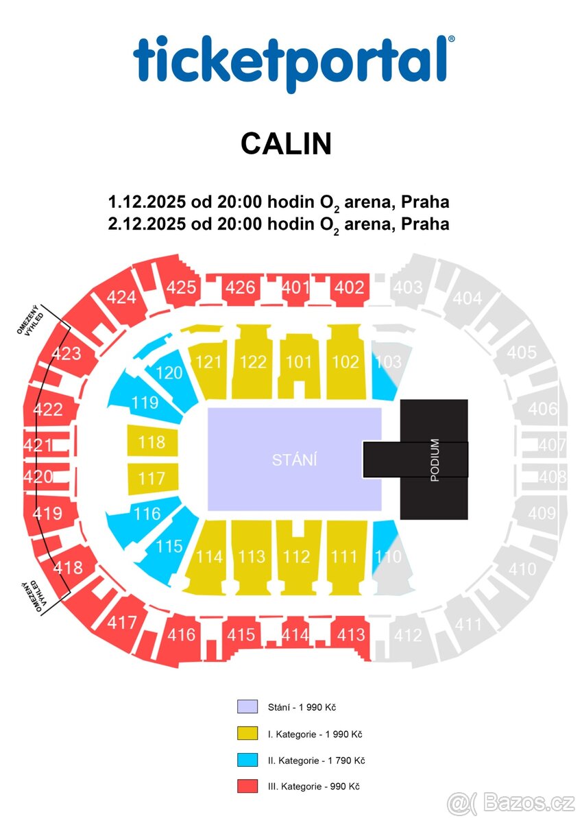 TOP sektor - Calin 02 Arena Praha 1.12.2025