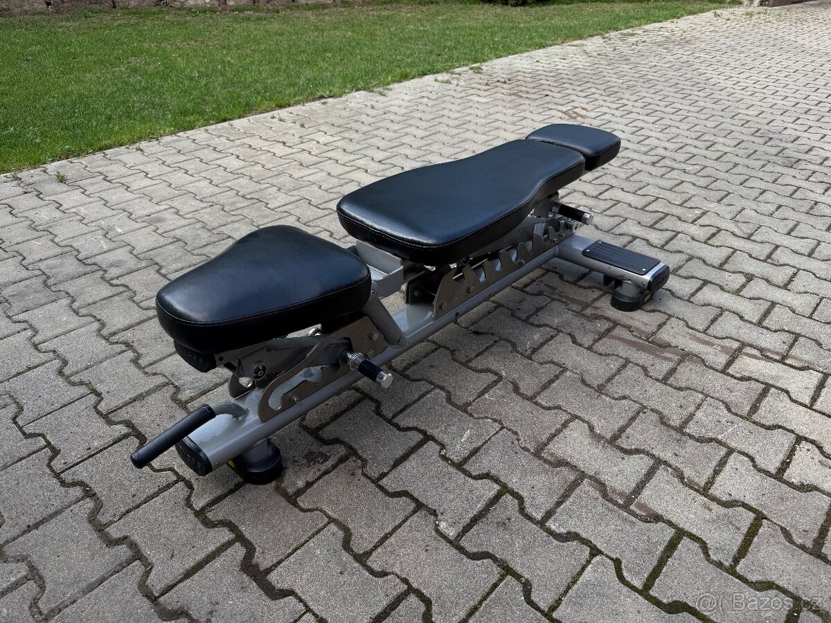 Posilovací lavice nastavitelná, masivní