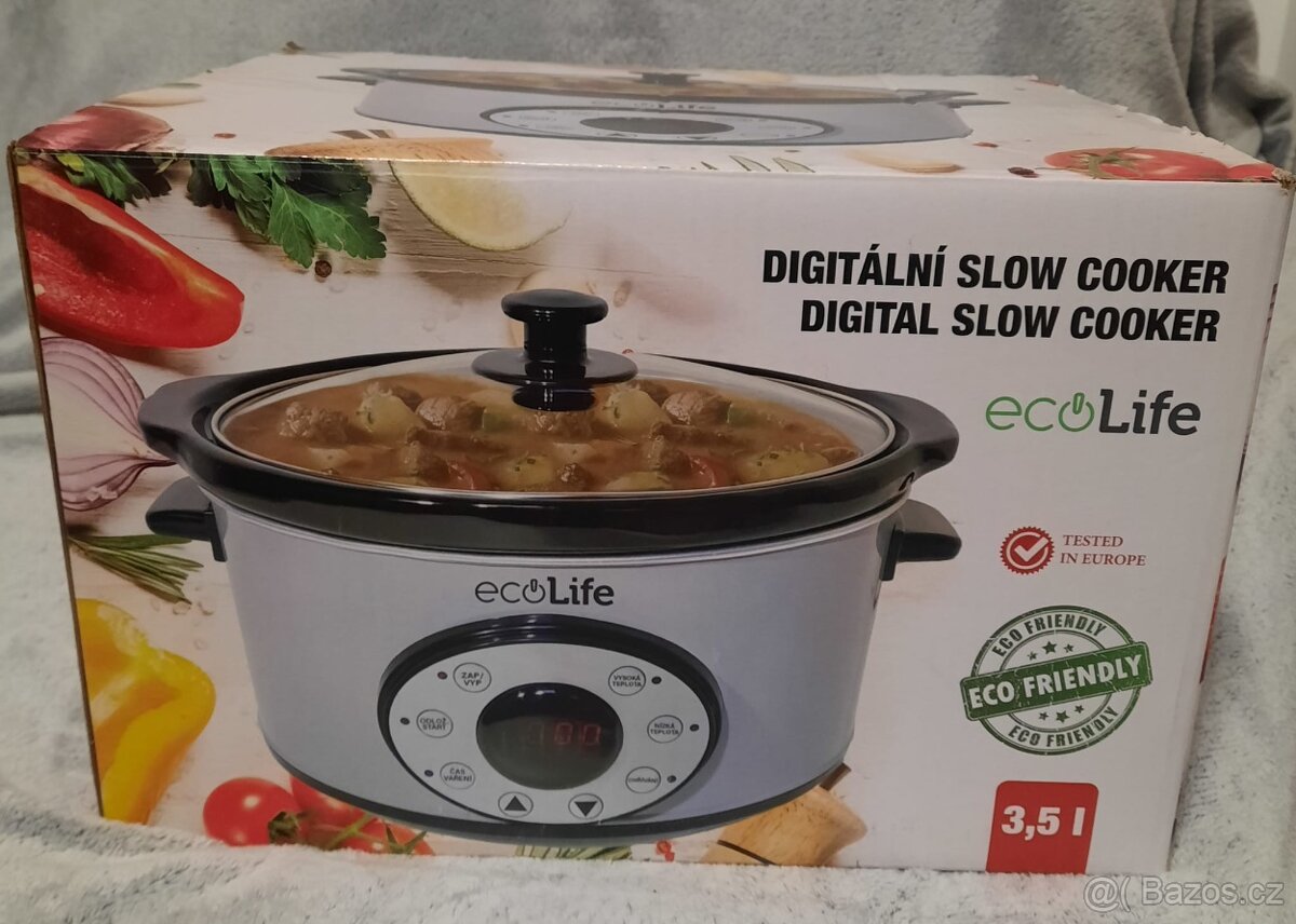 Nový elektrický hrnec na pomalé vaření 3,5 l
