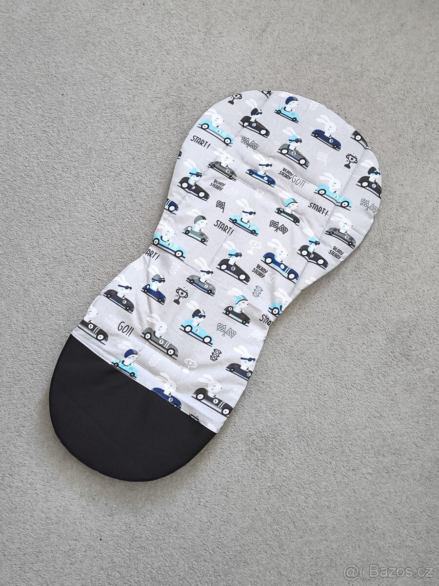 Nová prodloužená podložka do kočárku králík závodník