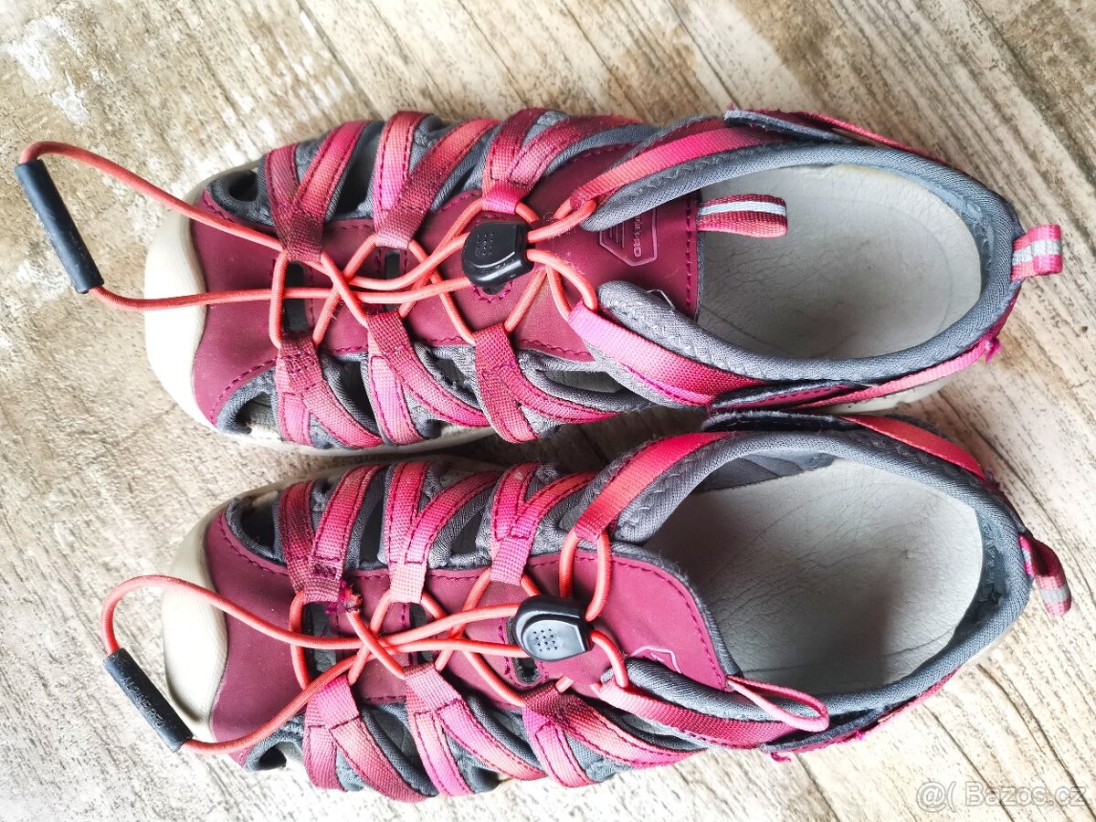 AlpinePro letní treková obuv dívčí, vel.33, fialovo-růžové