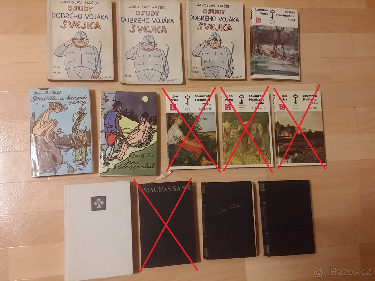 Staré knihy beletrie a jiné