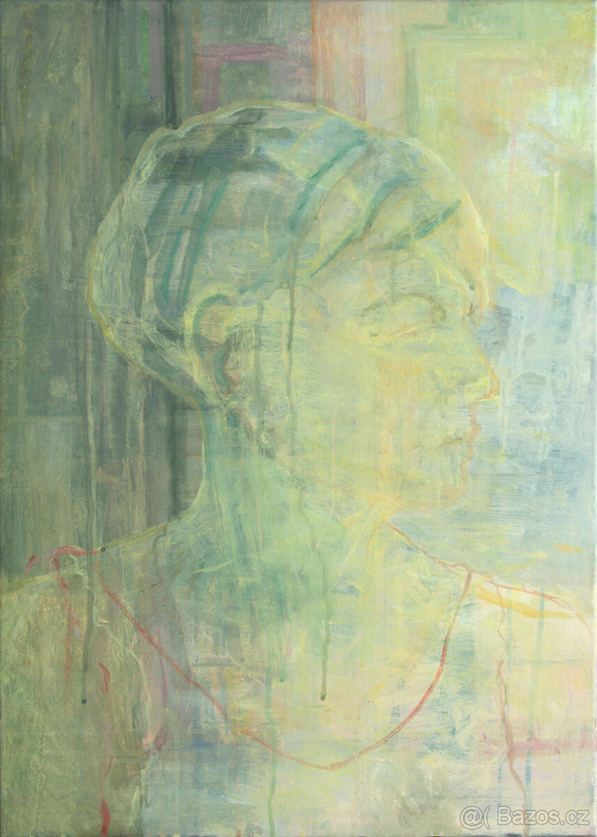 Obraz malba painting Portrét