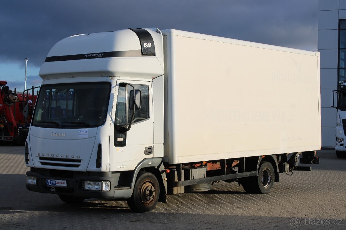 Iveco EUROCARGO ML75E17, HYDRAULICKÉ ČELO, SPACÍ NÁSTAVBA