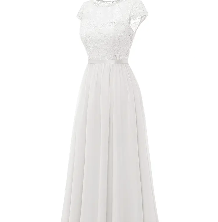 bílé svatební šaty, nové vel 40, M/L