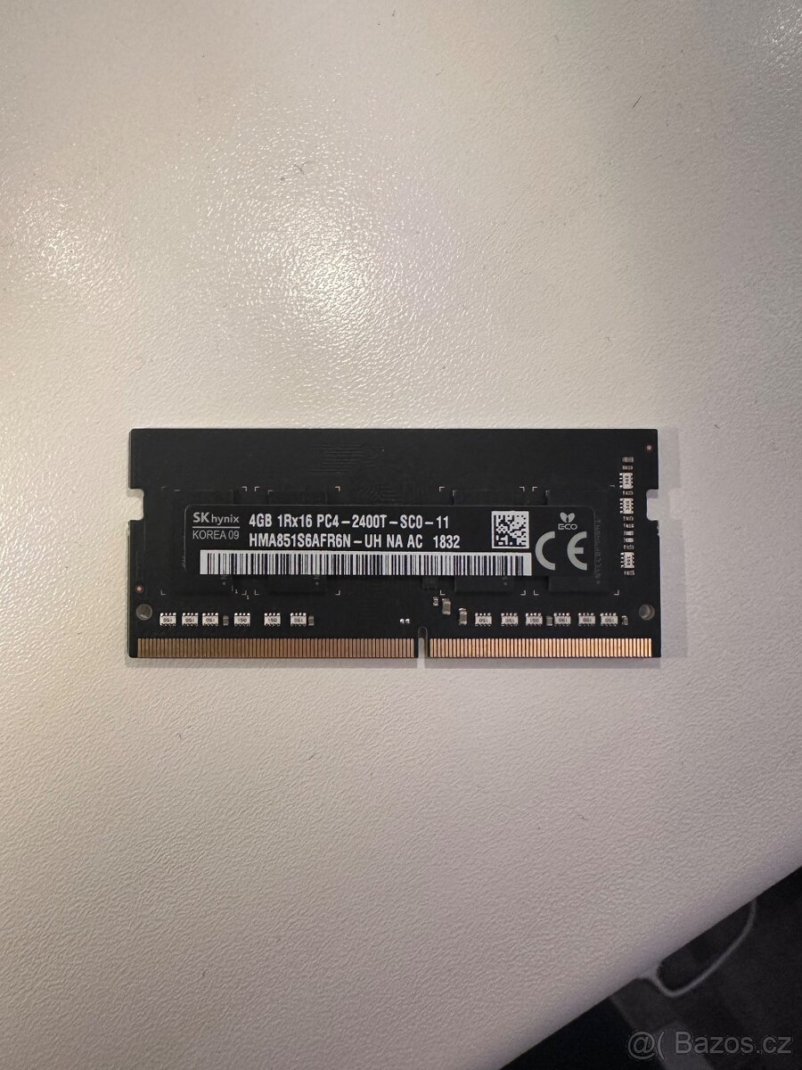 Paměť RAM 4GB DDR4 NTB