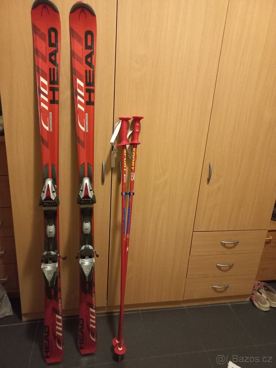Prodej-sjezdové lyže Head 163cm