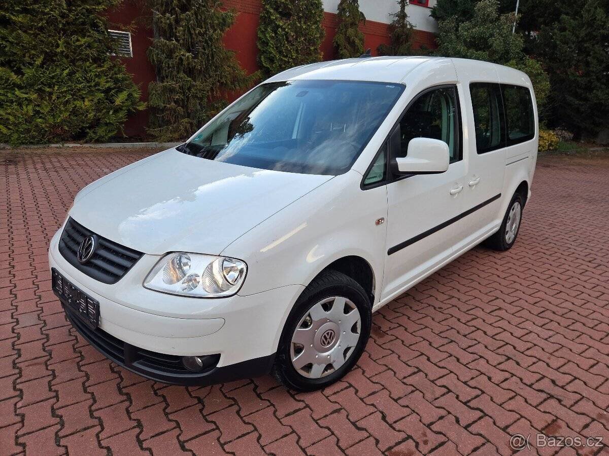 Caddy Maxi 1.9TDI 77kW Team DPH,2010,bez koroze,digiklima