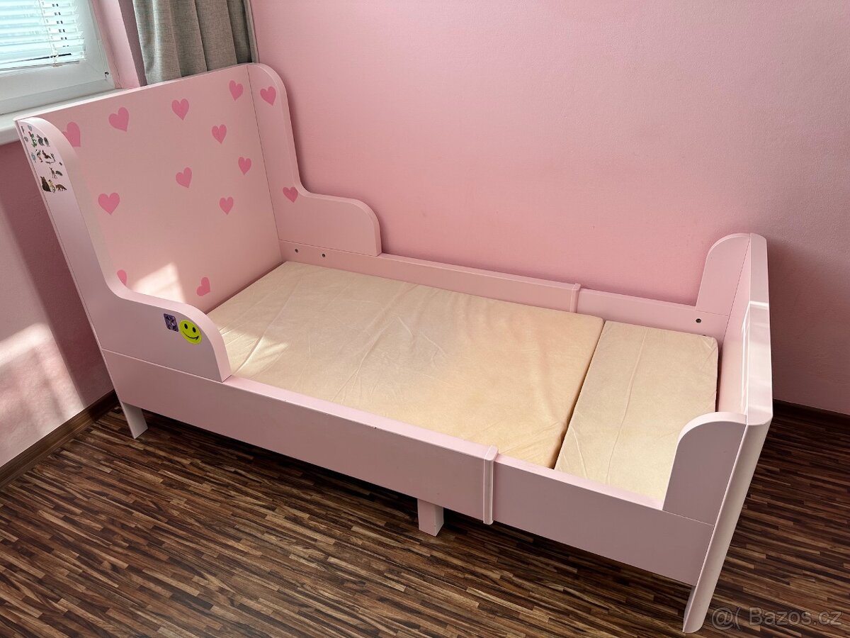 Rostoucí dětská postel IKEA BUSUNGE