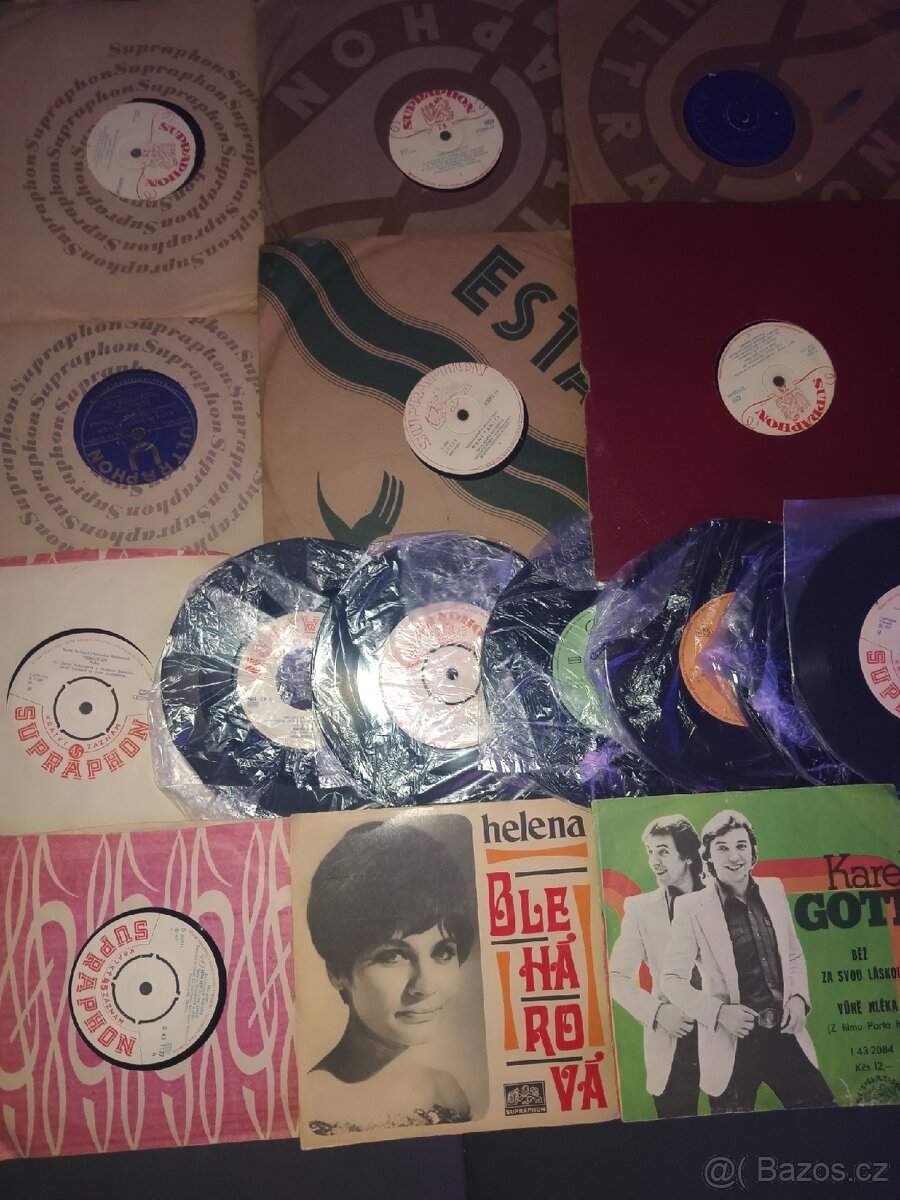 LP-Vinylové Desky do Magnetofonu 17Ks