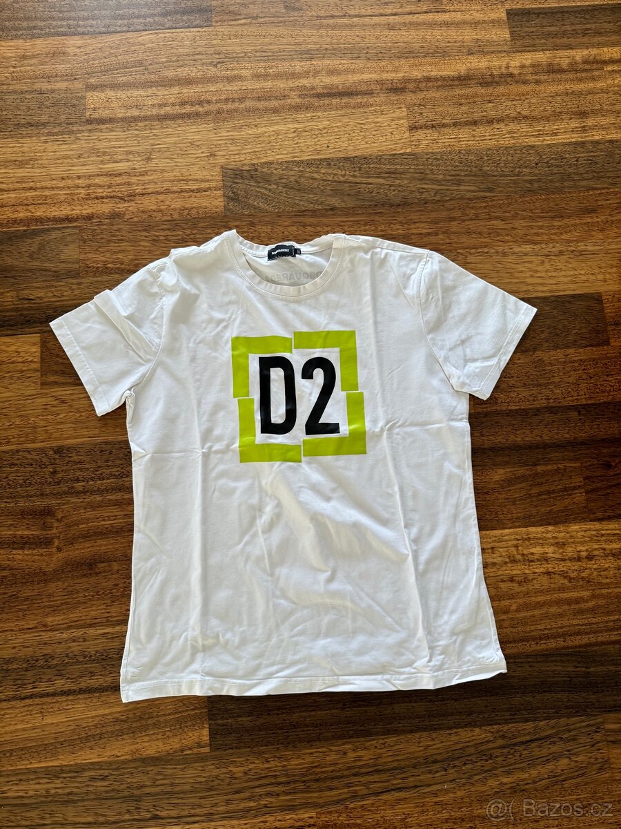 Triko Dsquared 2 bílé
