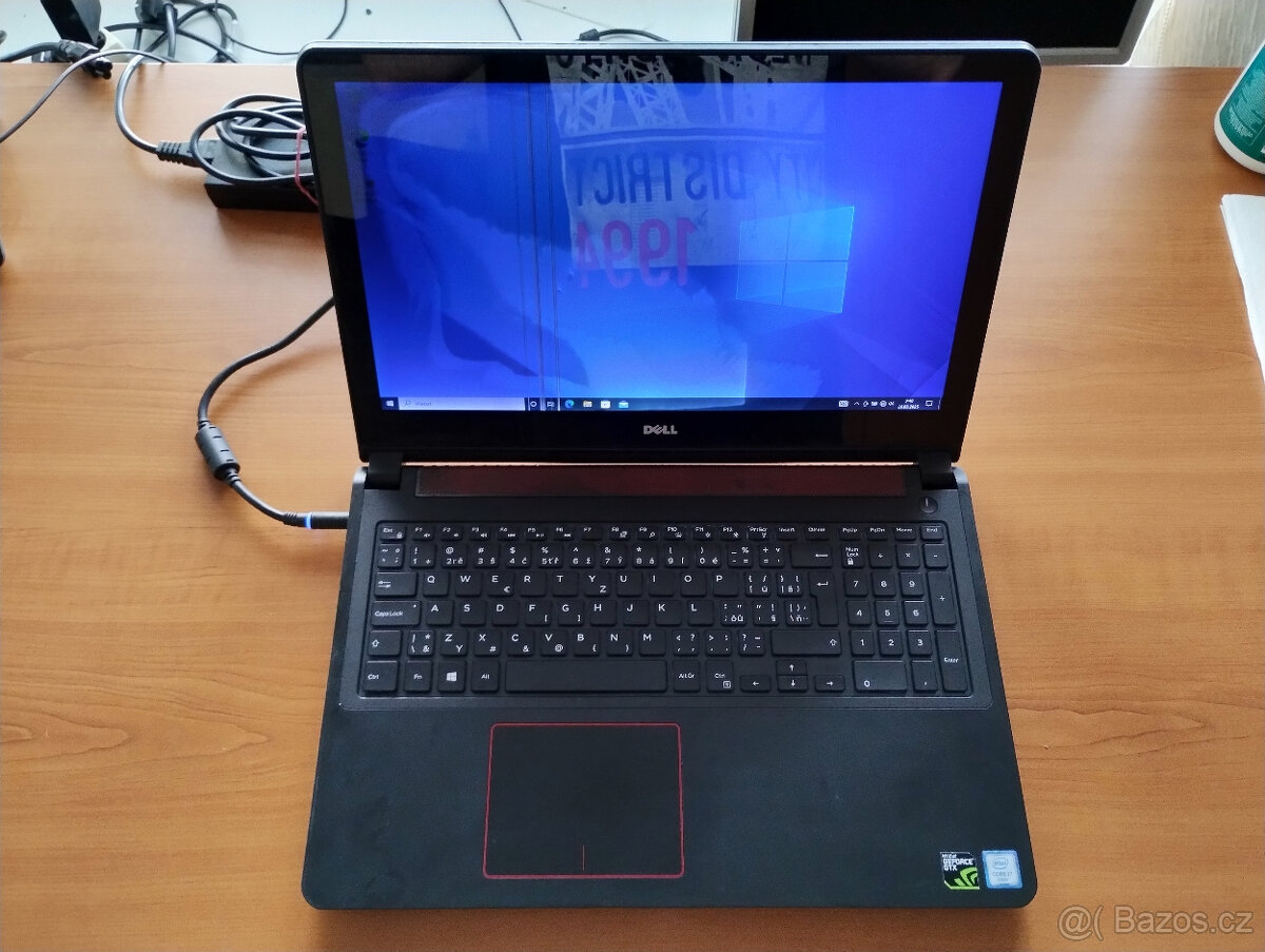 herní notebook Dell gaming Inspiron 7559 + zdroj, nová BAT
