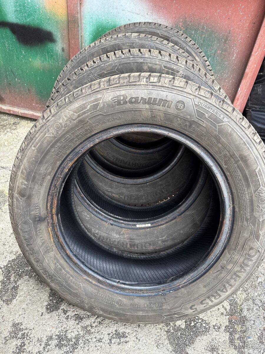 Pneu celoročni 185/60 r14 7,5mm