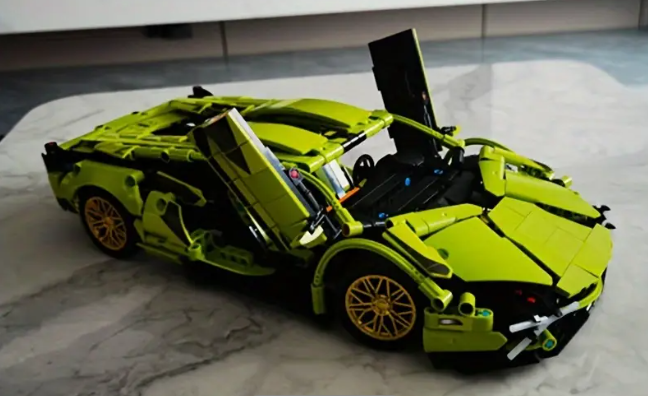 Zelené Lamborgini už na Tebe čeká - LEGO kompatibilní