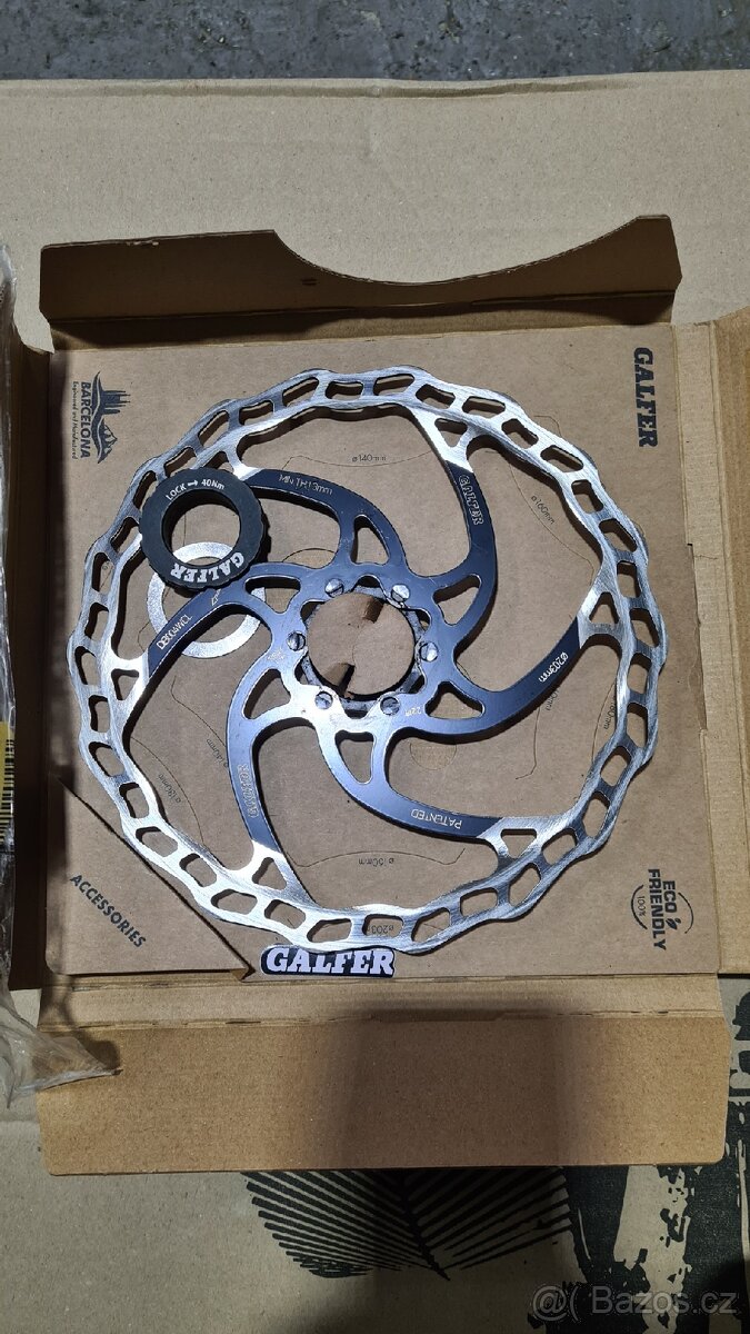 Brzdový kotouč Galfer Fixed Wave centerlock 203mm