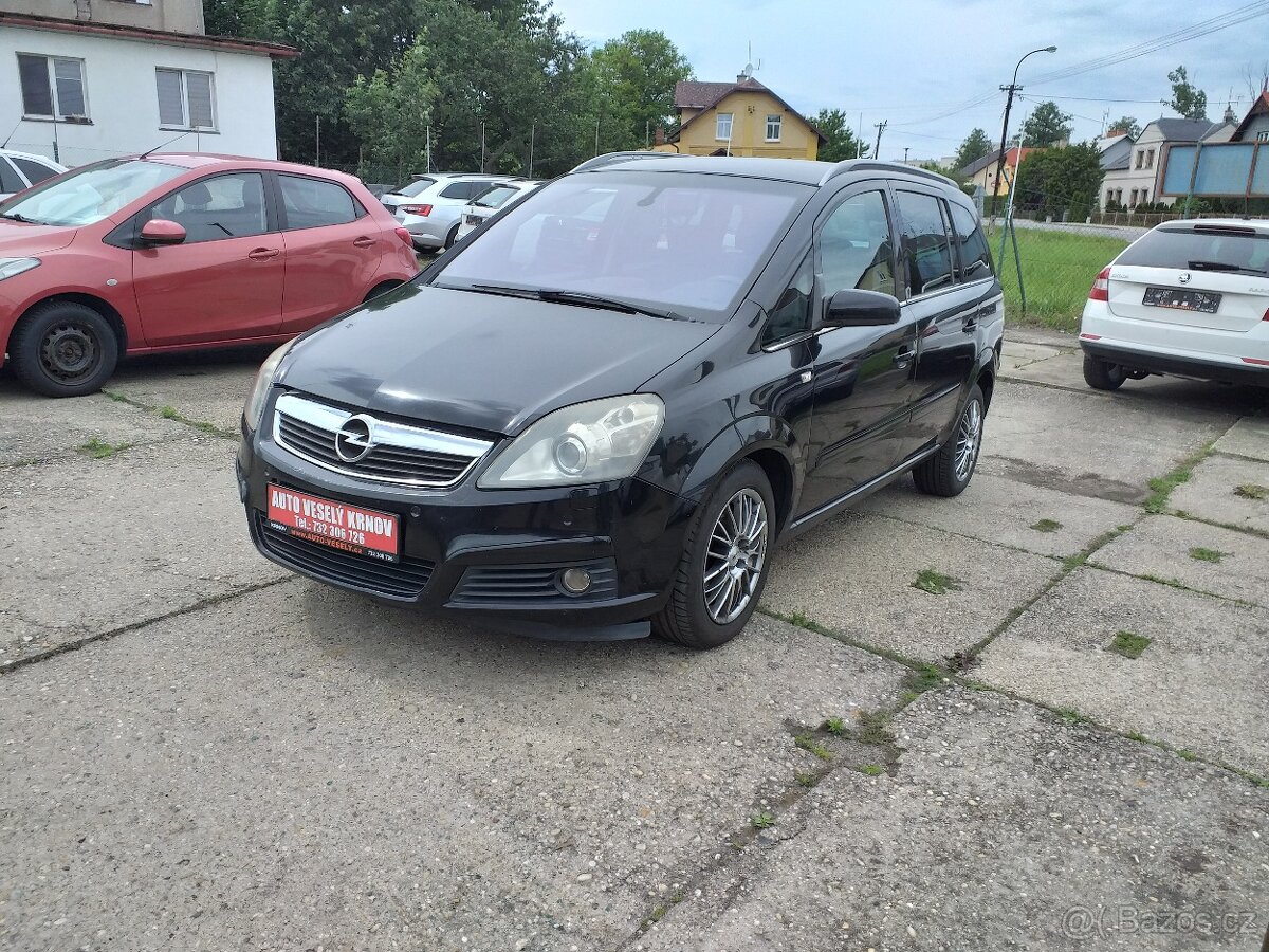OPEL ZAFIRA 1,9 CDTi,110 KW,KLIMA,ESP,7 MÍST,ABS,