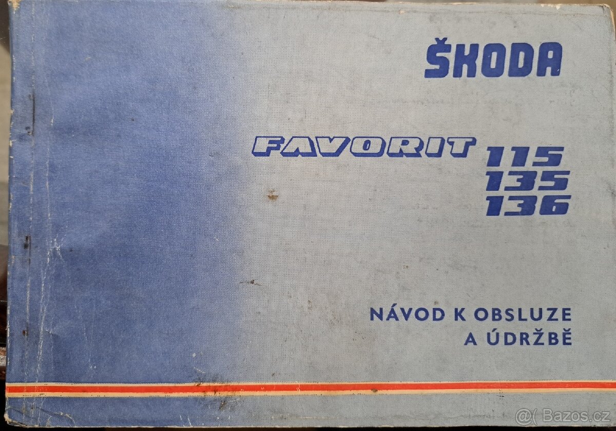 Škoda Favorit návod