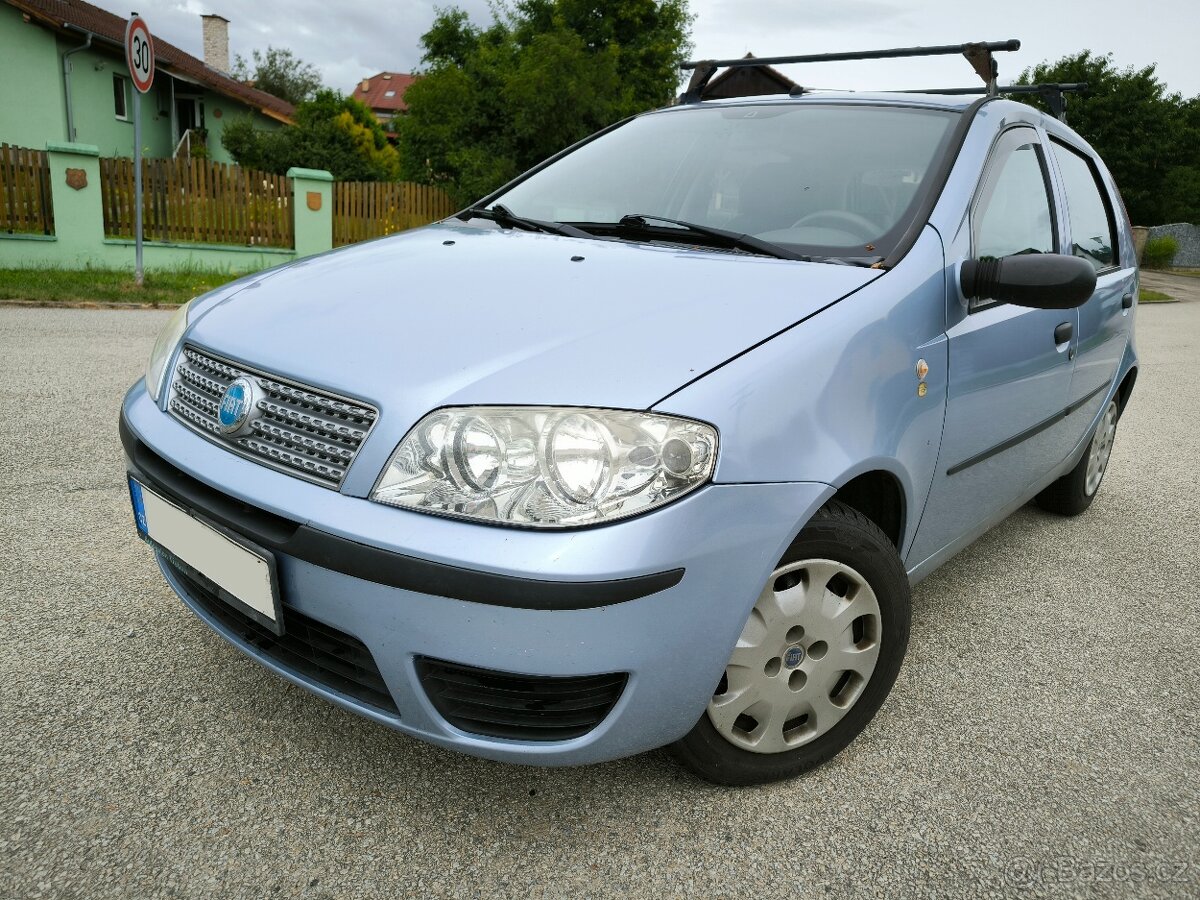 FIAT PUNTO 1.2 8V 44kw, r.v. 2008, 1. MAJITEL, DOBRÝ STAV
