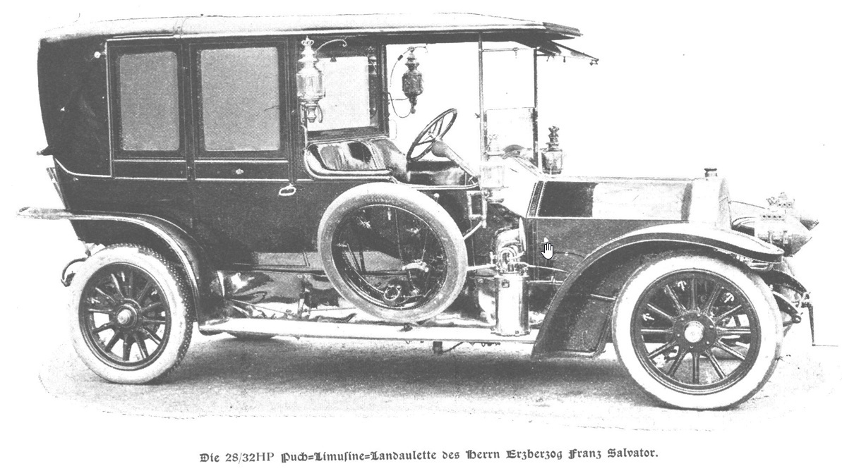 Puch 28/32HP a Puch 40/50HP rv 1910-1911