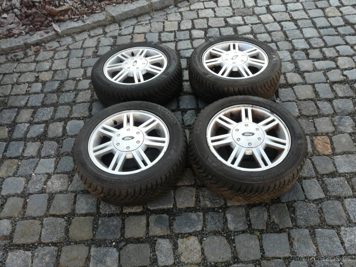 ALU KOLA + ZIMNÍ PNEU 185/55R14 FORD 14"