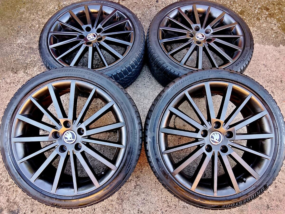 Disky originální Škoda Octavia II, III, RS 5x112 R18 Turini