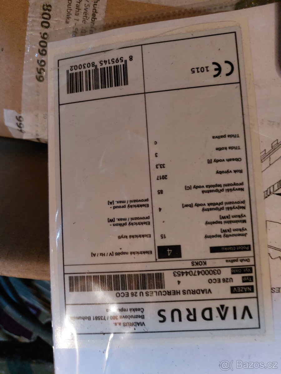 Prodam Viadrus U26 ,4 článek ,euro3