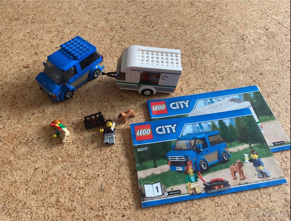 LEGO City 60117 Dodávka a karavan