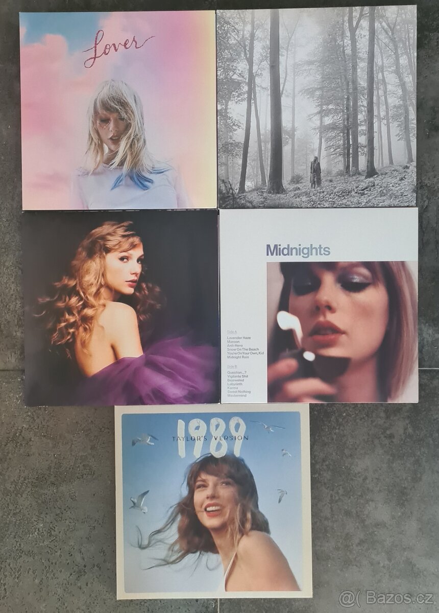 615 - sbírka 10 LP (5 alb) Taylor Swift - PRODÁNO