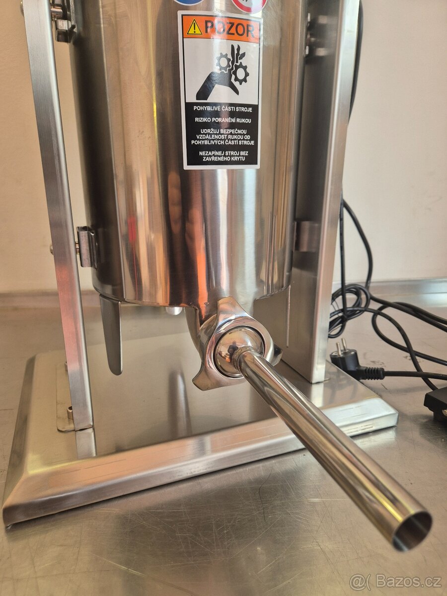 ELEKTRICKÁ PLNIČKA KLOBÁS 10 L dělo silná