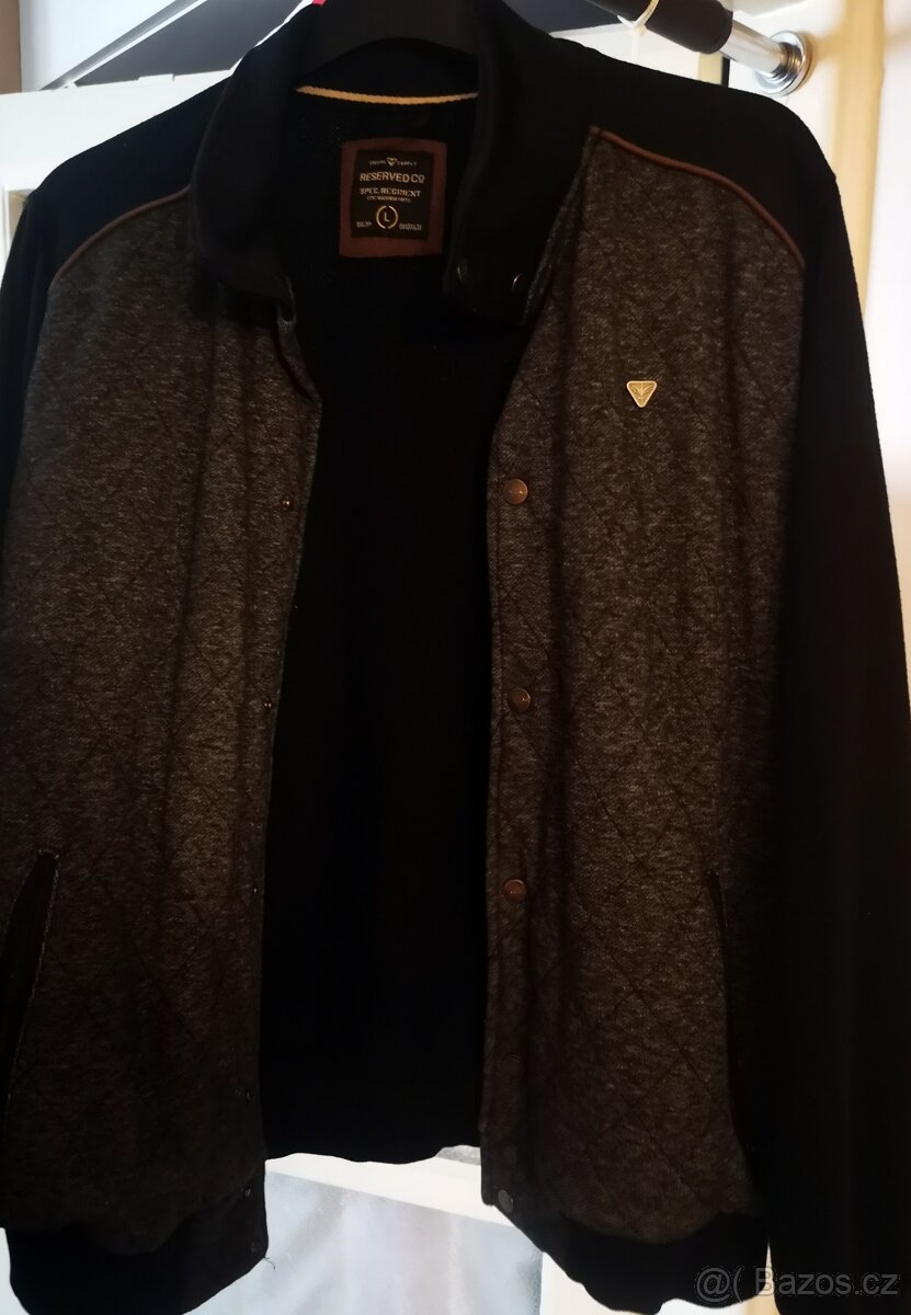 Pánská šedo-černá bunda - velikost L - výrobce Reserved