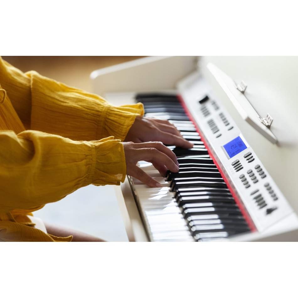 Alesis virtue AHP-1W bílé -málo hrané digiláne piano