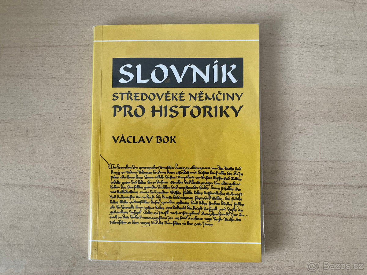 Slovník středověké němčiny pro historiky