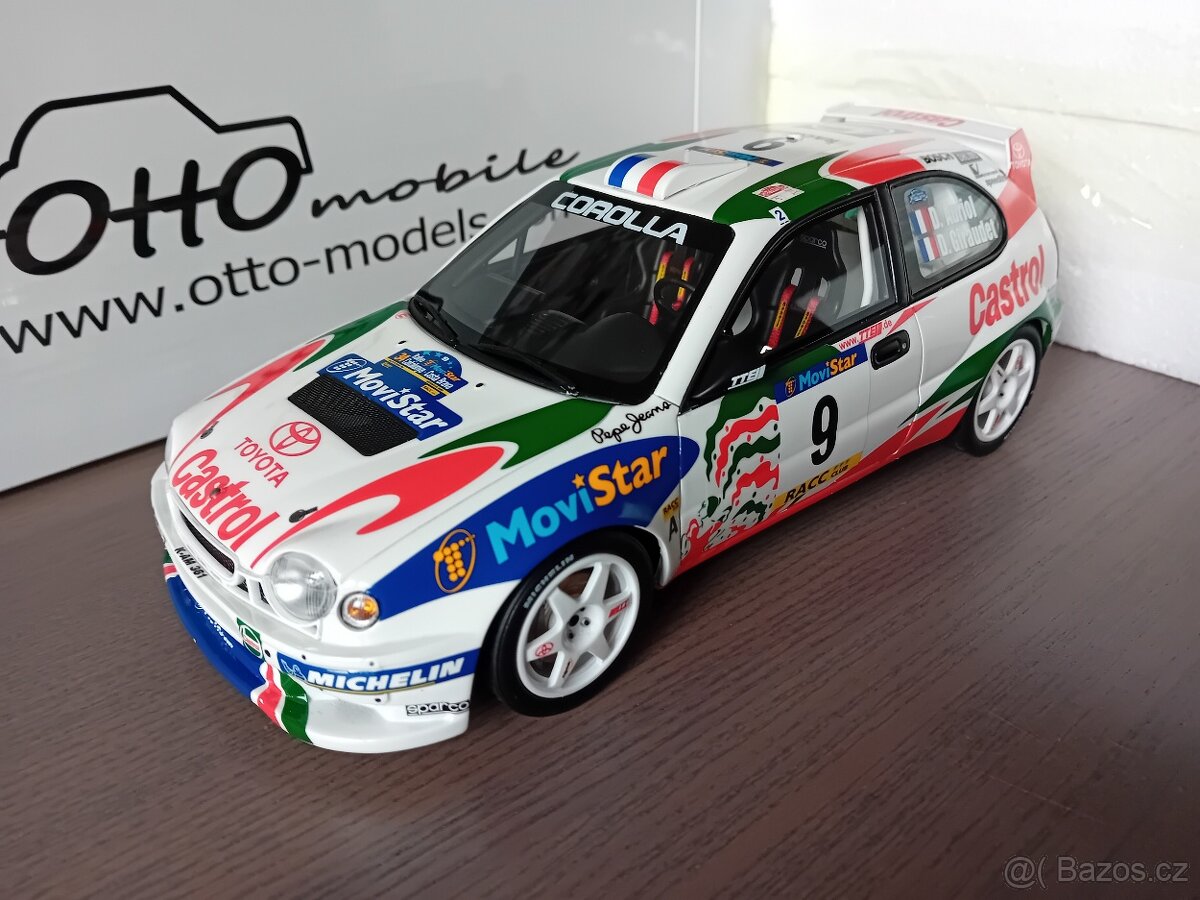 Alpine, Nissan, Citroën, Ford, Audi a Mazda  1:18 Ottomobile