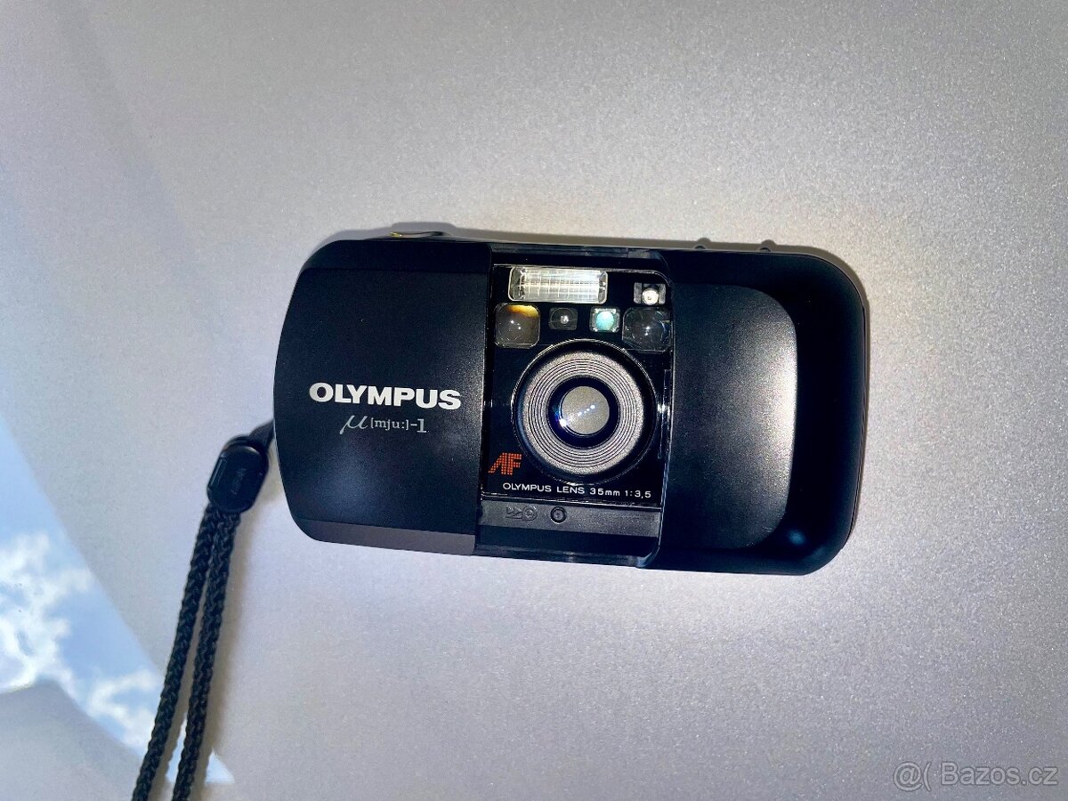 Olympus mju-1 vintage analogový fotoaparát