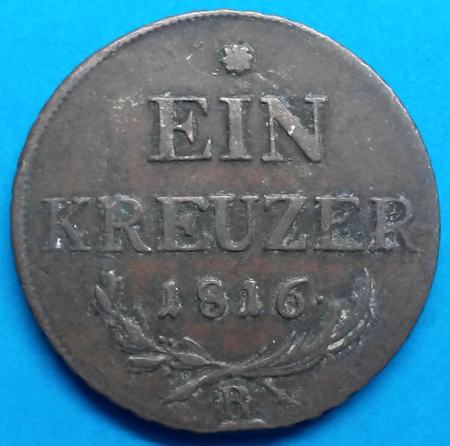 Stará mince r. 1816 František I..