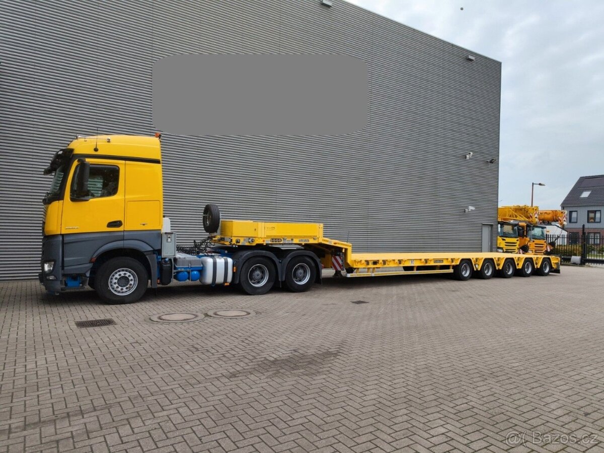 MB Arocs 2663 - 6x4 – Tahač + Podvalník-Goldhofer STZ-L5 (24