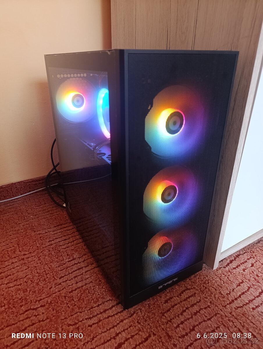 Herní PC - Ryzen 5500, 16GB RAM, 1TB NVME, 6600XT, WIN11