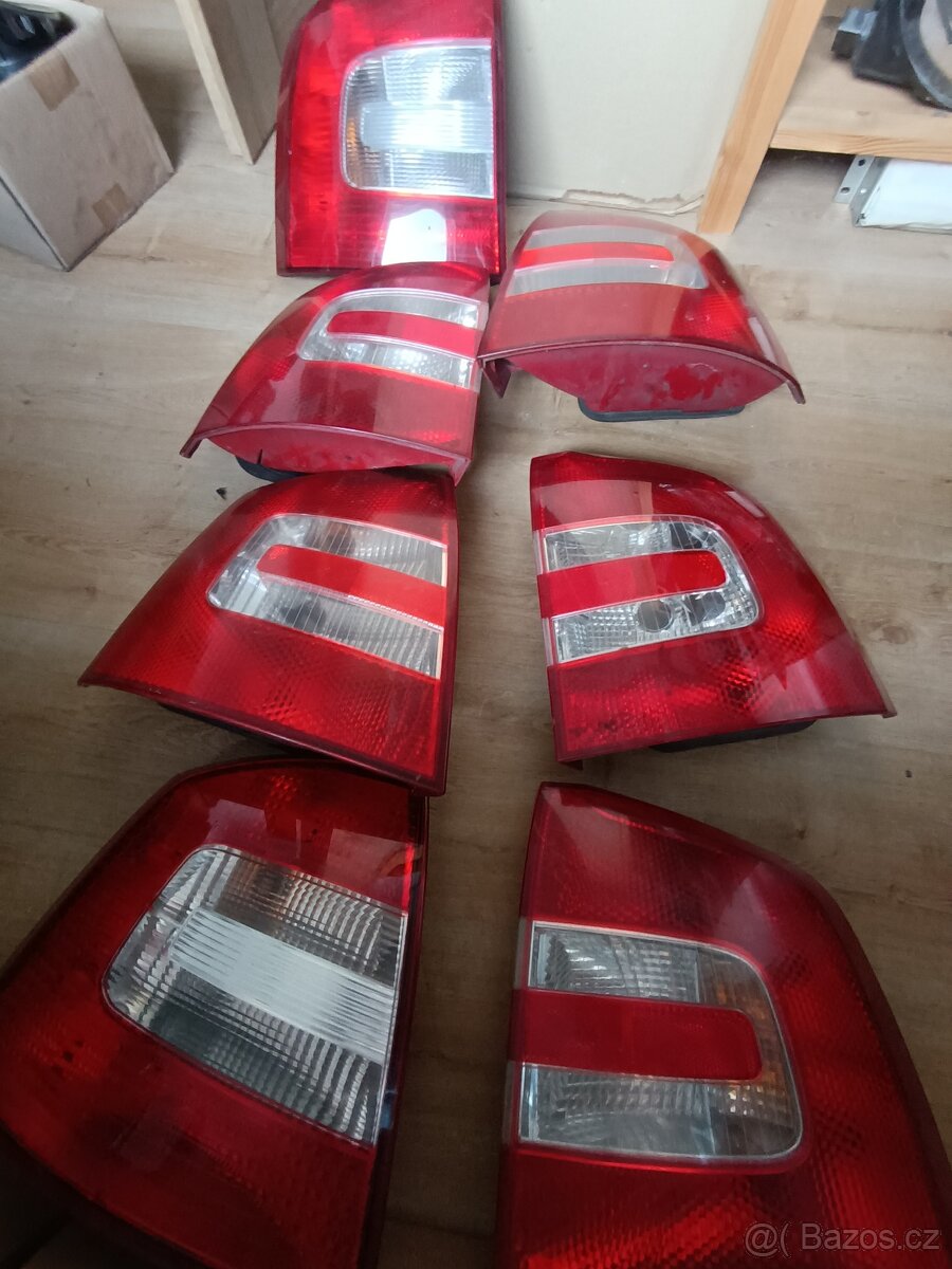Zadní světla Škoda Octavia 2 (různé druhy)