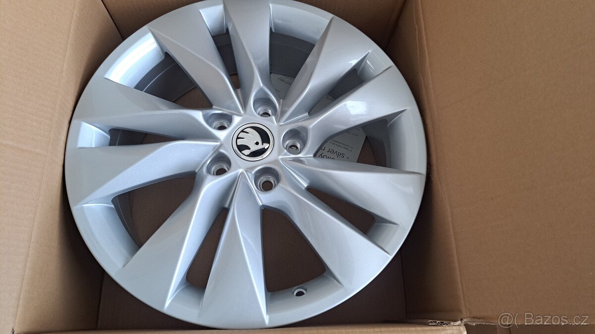 Nová originální Alu kola Škoda- Trifid 17"