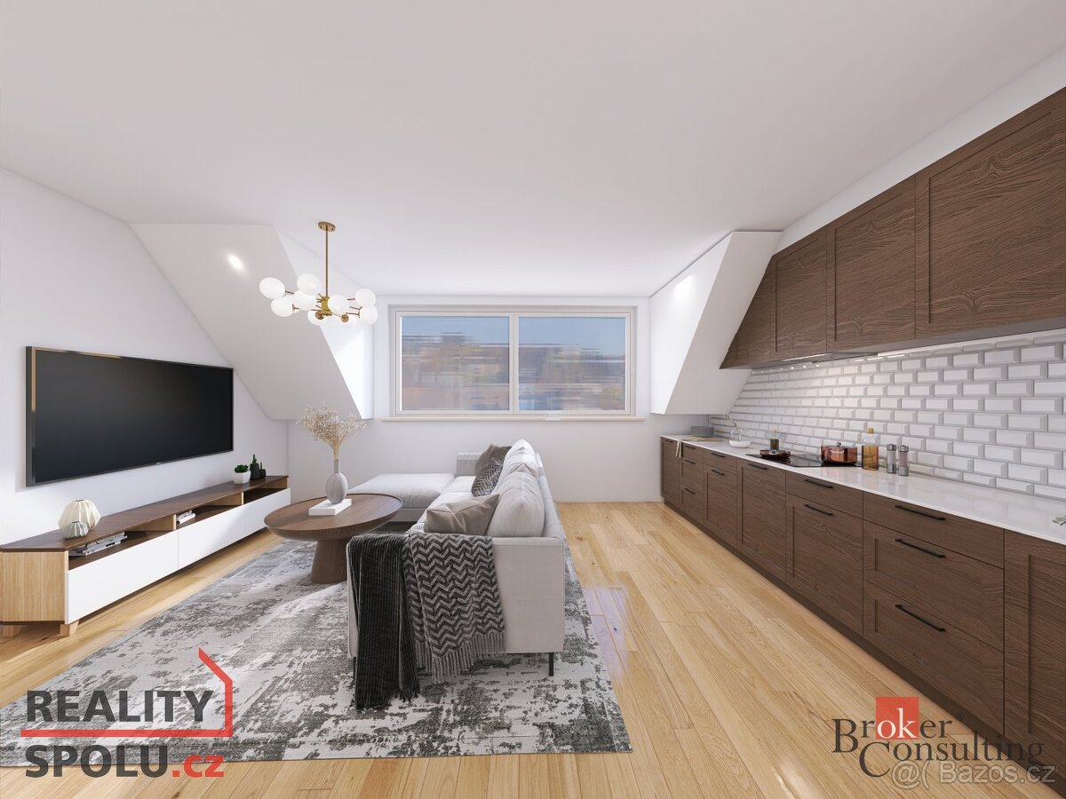 Prodej, byty/2+kk, 47.7 m2, Heydukova 1220/16, Libeň, 18000